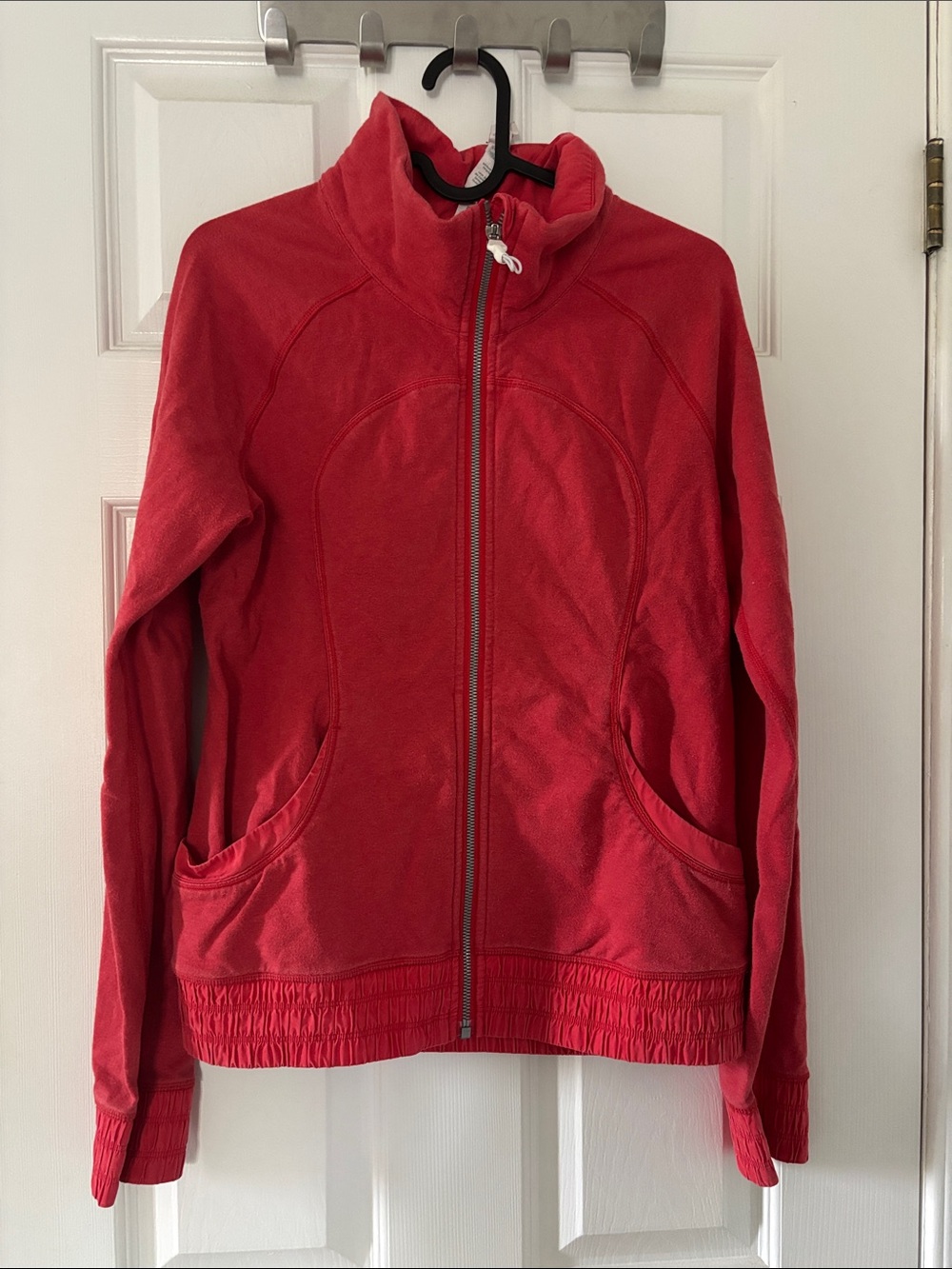 lululemon athletica Women's Coral-Red Full-Zip Utility Jacket